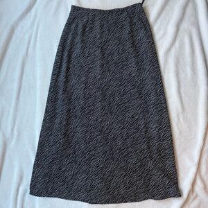 Elegant Black and White Women's Skirt